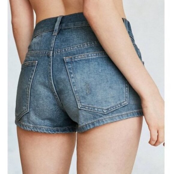 BDG Denim  cutoff shorts from the Cigarette ankle skinny in blue waist 30 - Picture 16 of 16